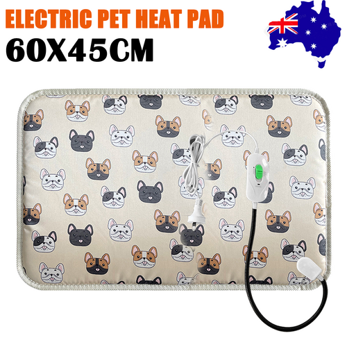 Waterproof Electric Pet Heat Pad Heated Heating Mat Blanket Dog Cat Bed 45X60CM