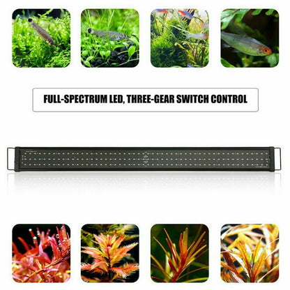 60cm Aquarium Light Lighting Full Spectrum Aqua Plant Fish Tank Bar LED Lamp