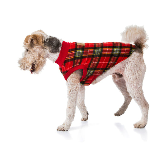 Red Tartan Dog Pyjamas 40cm