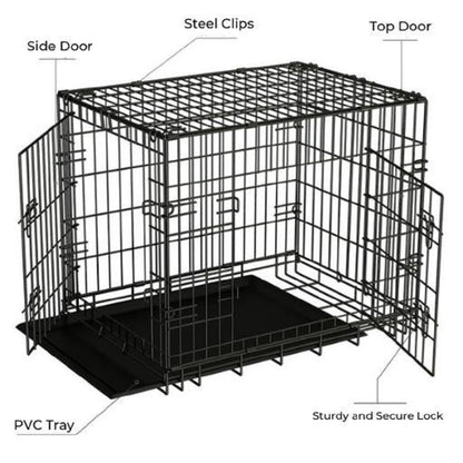 Floofi Dog Cage 24"