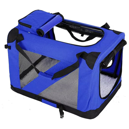 FLOOFI Portable Pet Carrier-Model 1-M Size (Blue)