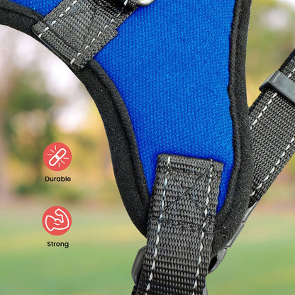 FLOOFI Dog Harness XL Size (Blue)