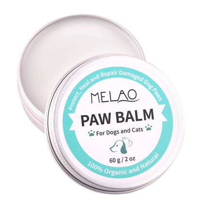 60g Pet Paw Balm - Dog or Cat Natural Organic Nose Soother Wax Ointment Cream