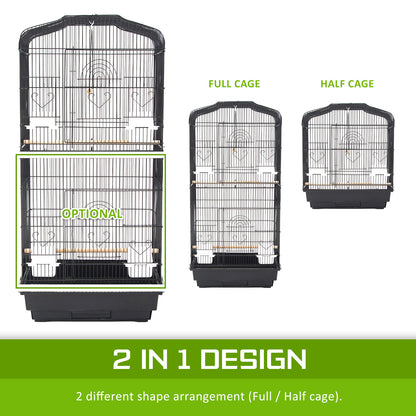 Bird Cage Parrot Aviary 2IN1 Design VEER 92cm