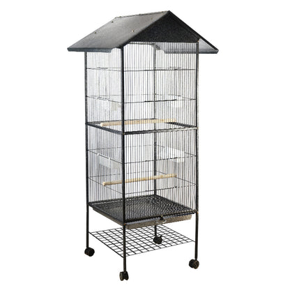 YES4PETS 160 cm Large Bird Cage Parrot Aviary Pet Stand-alone Budgie Cage