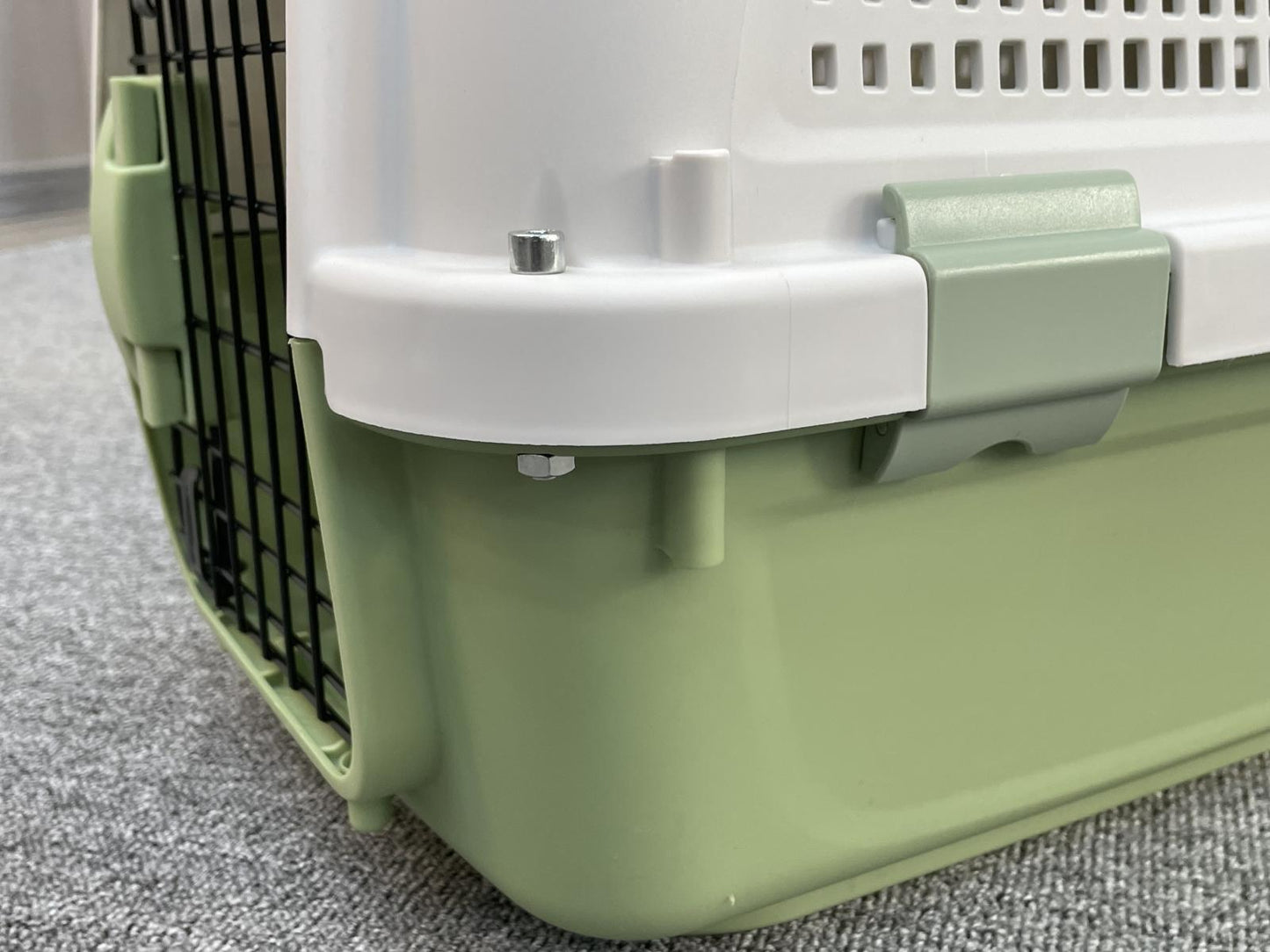 YES4PETS Small Dog Cat Rabbit Crate Pet Kitten Carrier Parrot Cage Green