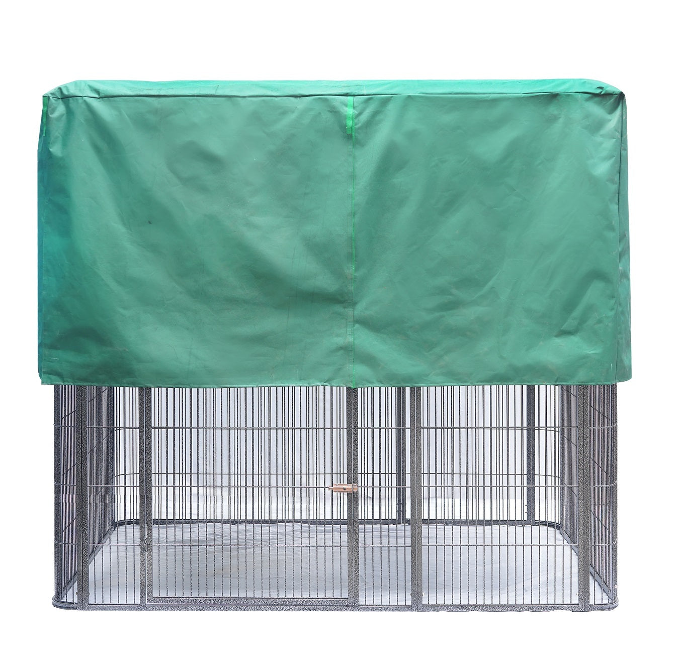 YES4PETS XXXXL Walk-in Bird Cat Dog Chicken Rabbit Cage Pet Parrot Aviary  Perch 219x158x203cm With Green Cover