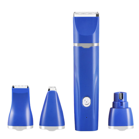 Blue T70 4-in-1 Pet Grooming Kit- Full Body, Detail, Paw Hair Trimmer & Nail Grinder