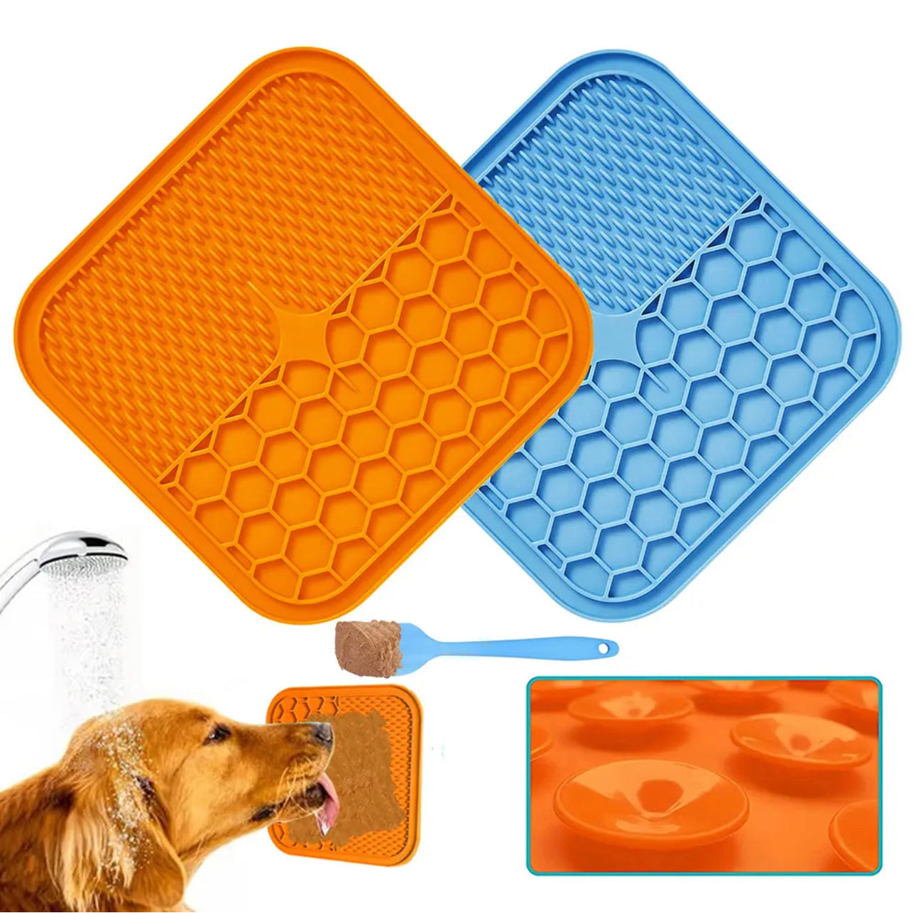 1x LIFE IN THE OUTBACK PET LICK PAD - Blue